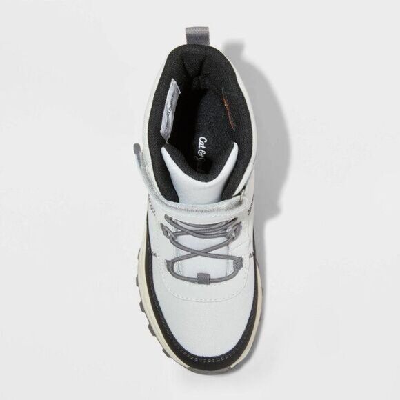 Cat & Jack Noah Winter Waterproof Gray Boots 13 - Picture 3 of 9